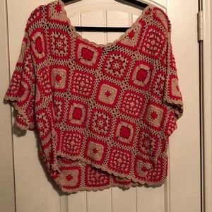 Mink pink crochet top